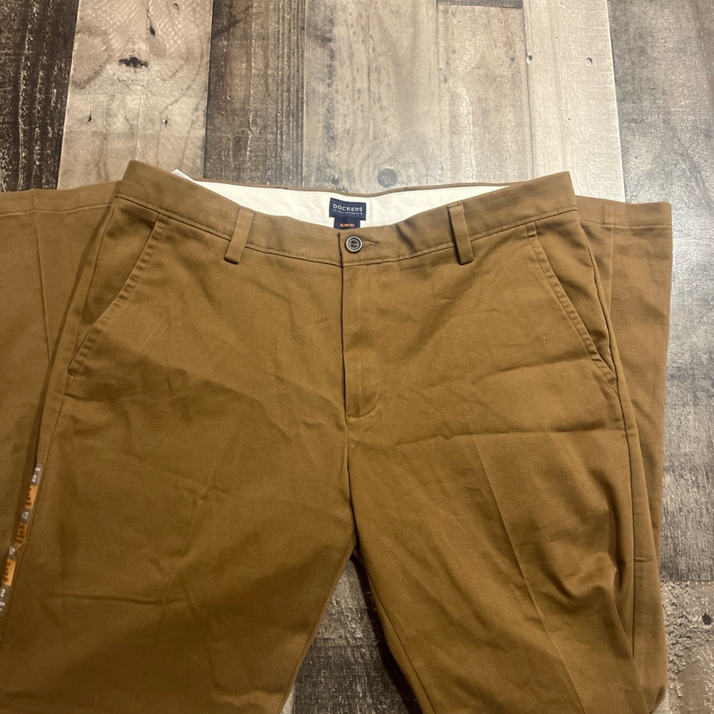 Dockers Men's Brown Chinos 34x32 NWT